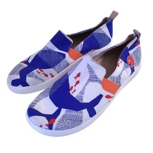 UIN Womens Slip On Sneakers Shoes Size 10 The Whale Stiges